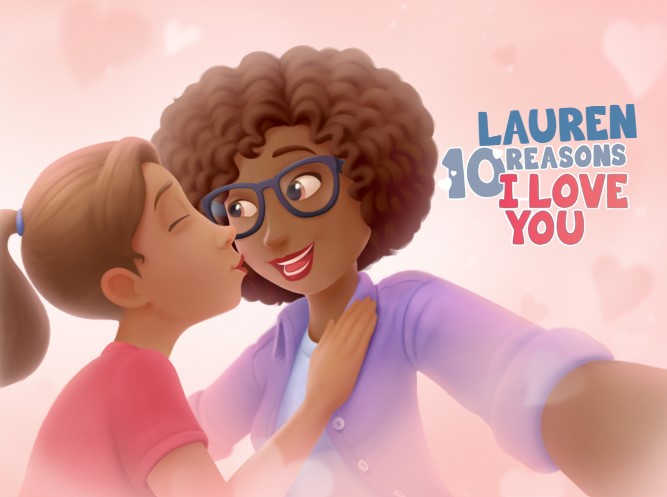 A Hooray Heroes personalized book for same-sex couples.