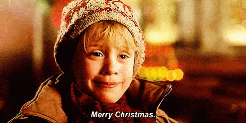 Macaulay Culkin from the Christmas movie Home Alone.